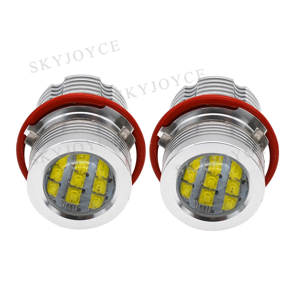2*60W 120W E39 E60 B M W светодиодсветодиодный глаза ангела белые синие красные желтые