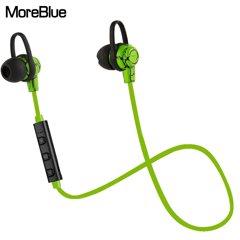 MoreBlue H56 Спорт Беспроводной Bluetooth наушники Running стерео гарнитура Super Bass устойчивое