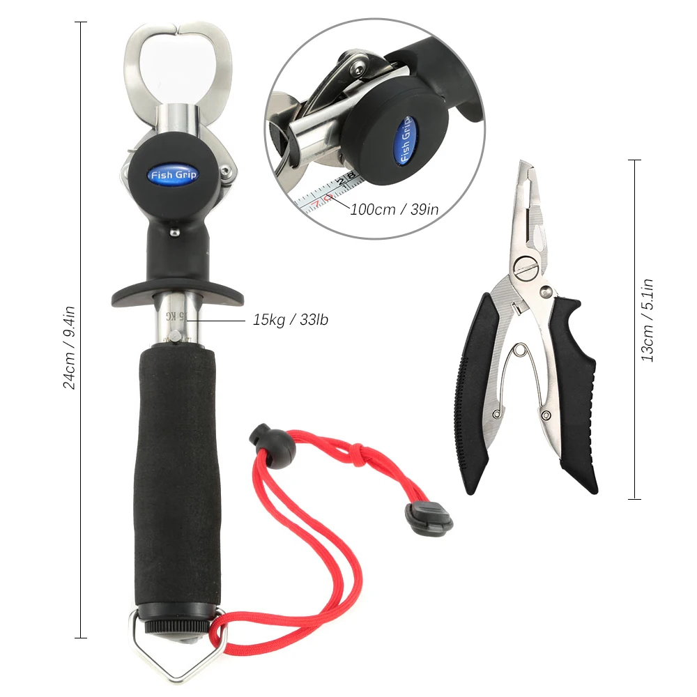Многофункциональные плоскогубцы Lixada для рыболовных приманок 33 фунта набор