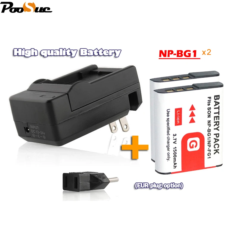 

2 шт., батареи для фотоаппаратов SONY NP BG1 FG1