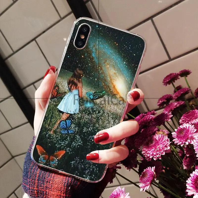 Чехол для телефона Ruicaica Trippy Art эстетическое пространство Астронавт Apple iPhone 8 7 6 6S