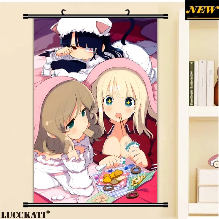 40X60 см Senran Kagura Burst Asuka Сексуальная набивка Мультфильм Аниме Обои с картинками