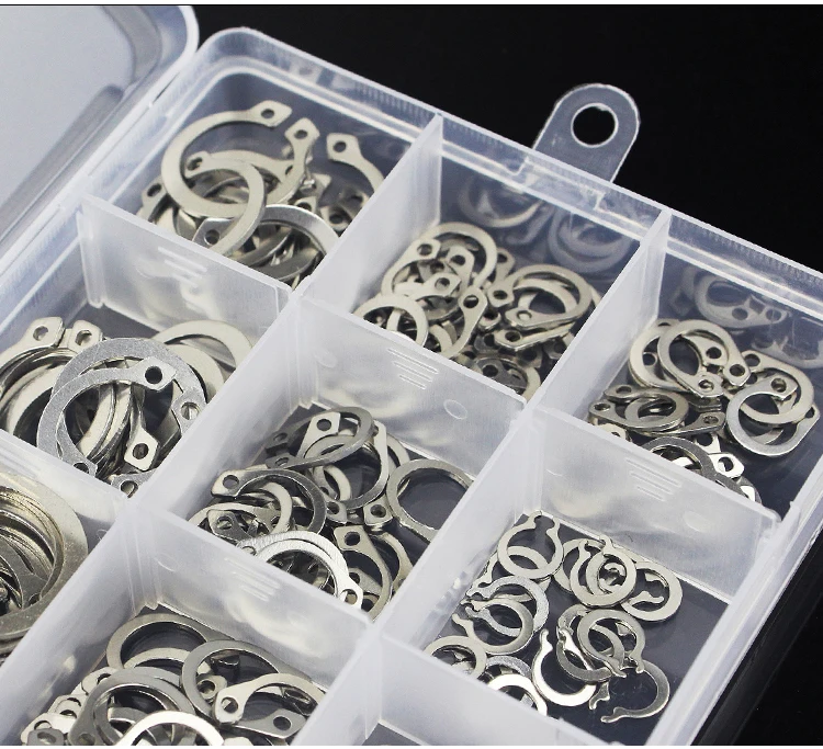 225 шт./компл. внутреннее стопорное пружинное кольцо из нержавеющей стали 15