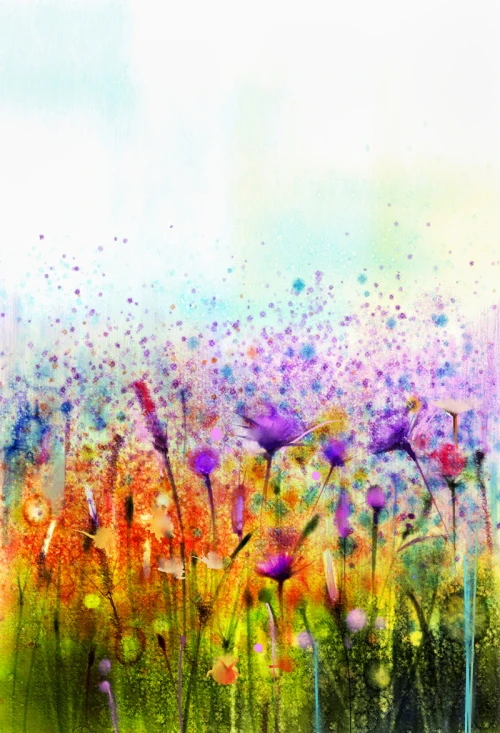 Цветочный фон для фотосъемки винтажные Акварельные Цветы фотобудка