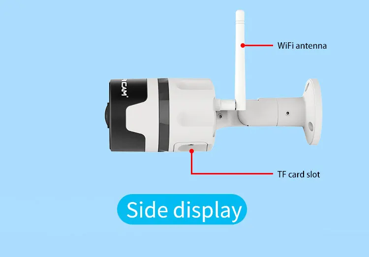 Vstarcam, 1080 P, ip-камера, уличная, Wifi, камера, IP66, водонепроницаемая, обнаружение движения, ночное видение, панорамная, цилиндрическая камера C63S