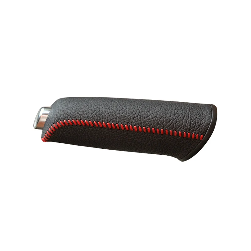 

LS AUTO Top layer leather Case for handbrake Cover For AUDI A4L hand brake cover Top genuine leather cover handbrake auto