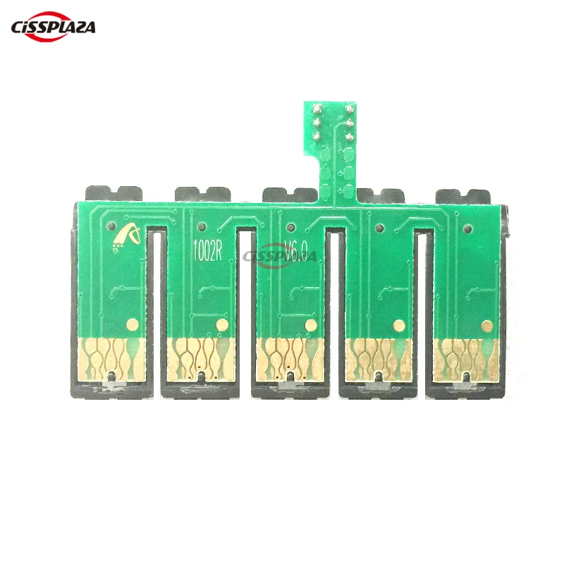 CISSPLAZA 5 шт. T0731 T0734 комбинированные чипы ARC совместимые с epson Stylus C110 держателем чипа
