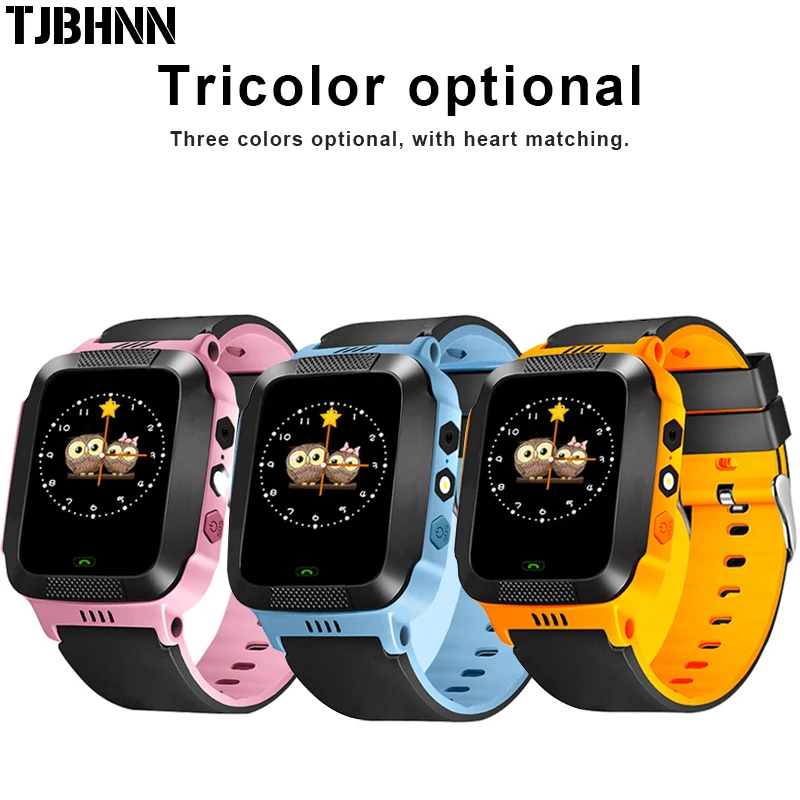 Детские Смарт-часы для детей камера безопасности SIM вызов LBS SOS наручные часы