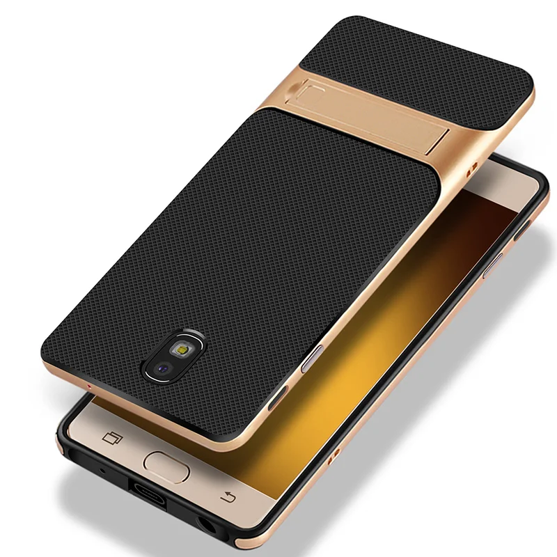 Жесткий PC Рамка TPU чехол для samsung J7 Pro J730 J7 S8 плюс крышка гибридный TPU+ PC Стенд держатель обложки для samsung J5 J7