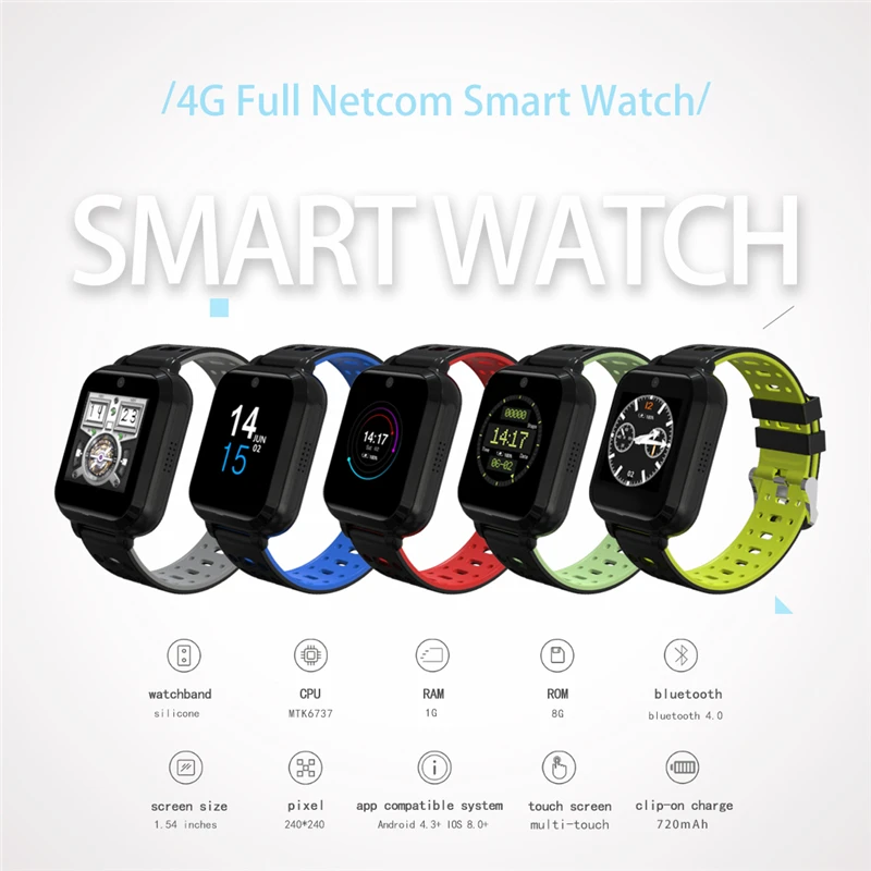 Gps smart watch M1 поддерживает сети 4G FDD с WI FI сердечного ритма приборы для измерения
