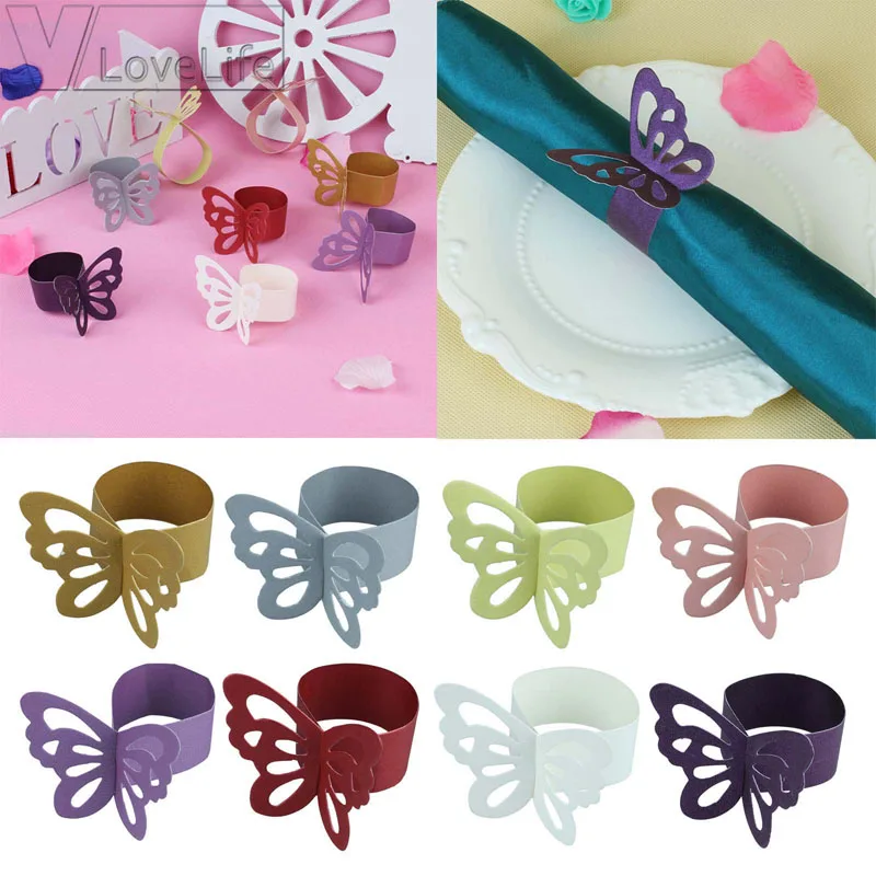 50 шт. фотообои для банкета 8 цветов 2 5 см x 21 см|serviette ring|serviette tableserviette paper |