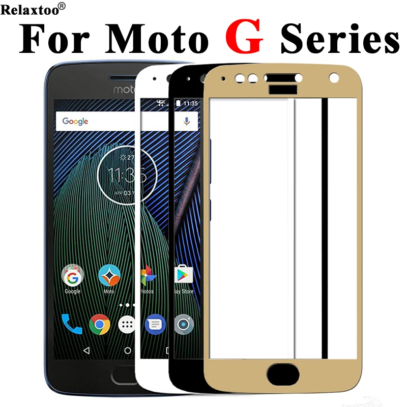 Полное покрытие для moto G6 plus Защита экрана play закаленное стекло G5s G5 G 5 6 Защитная