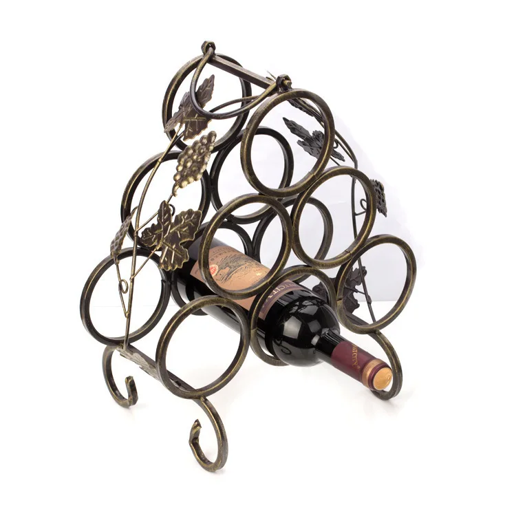 Wine Rack Holders Shelf 6 Bottles Home Exotic Living room Beer Holder Bar Free Shipping|rack computer|rack partsrack hose |