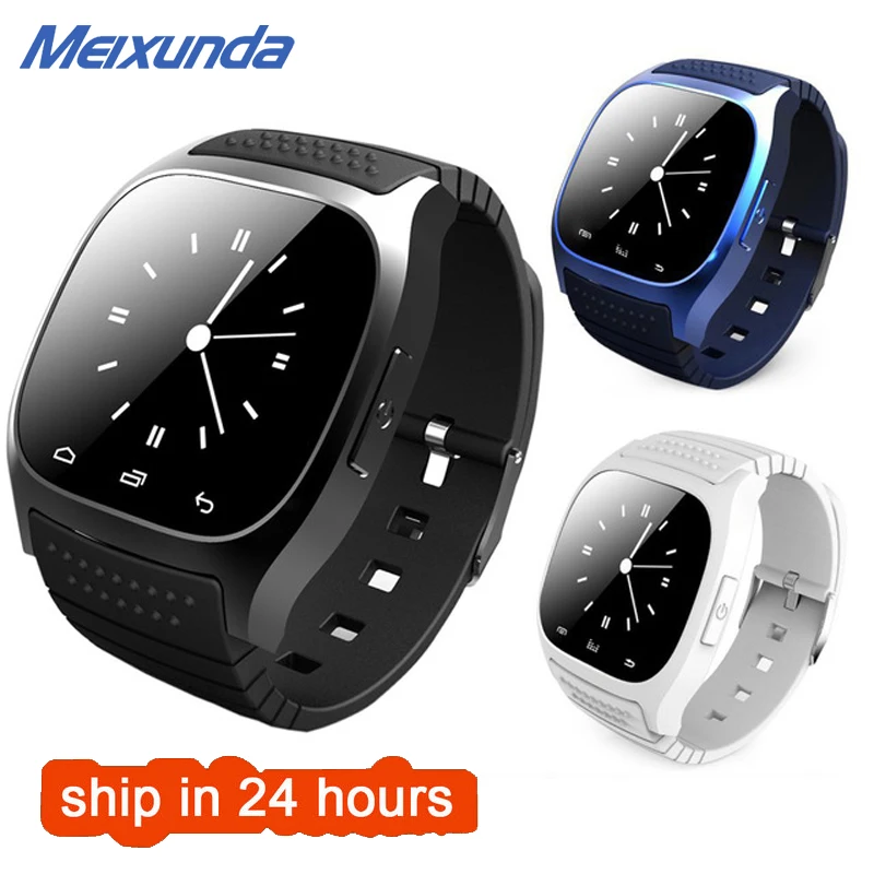 Bluetooth наручные Смарт часы M26 Водонепроницаемый Smartwatch вызова музыка шагомер