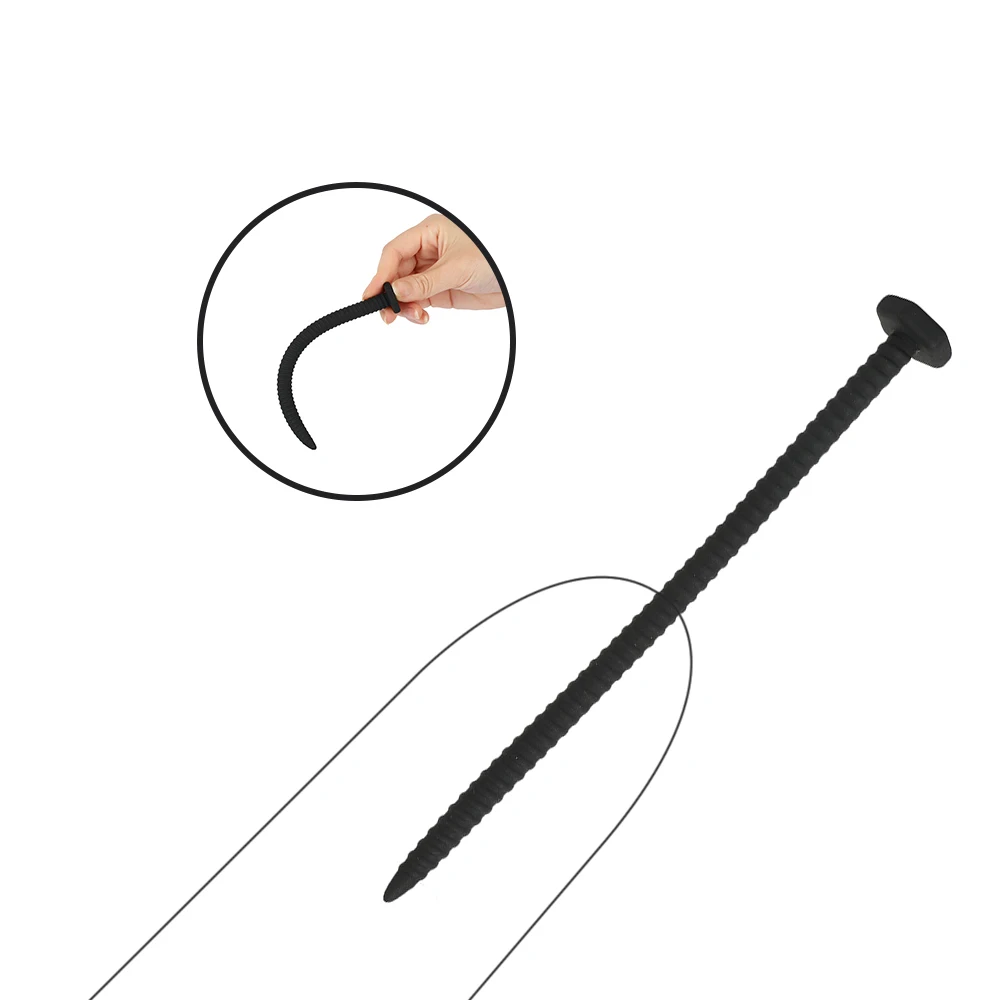 Спиральный мужской уретральный расширитель звуковой блок для стимуляции пениса