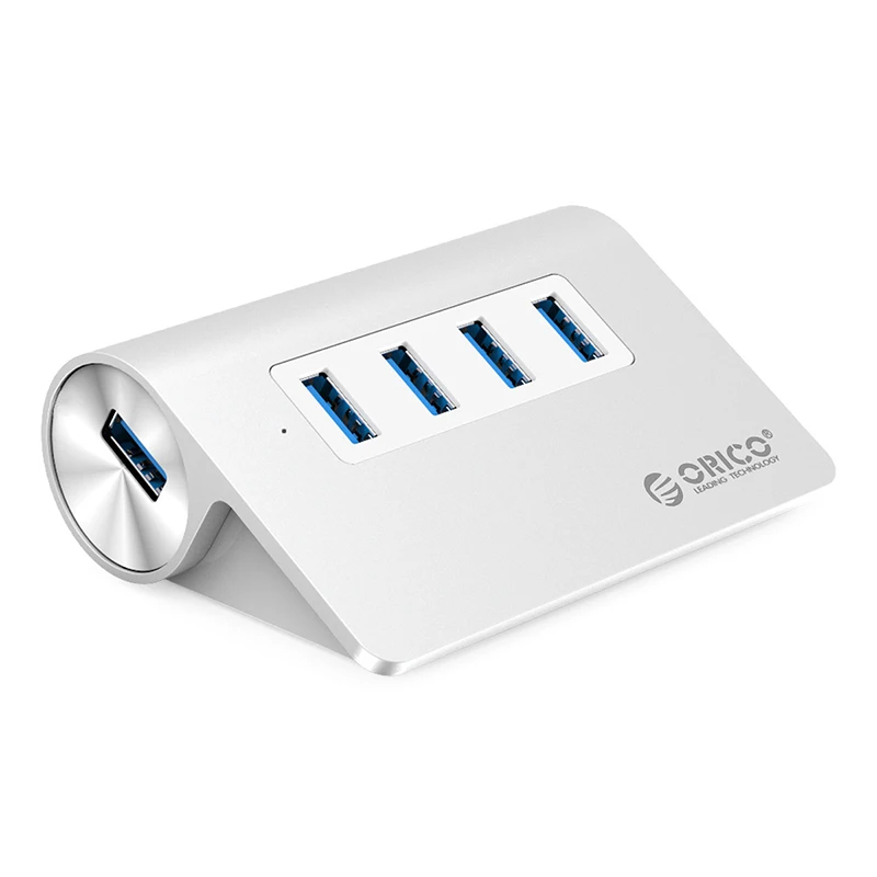 

ORICO 4 Порты и разъёмы 3,0 концентратор Алюминиевый сплав USB3.0 Зарядное устройство сплиттер адаптер Высокая скорость передачи данных с Светоди...