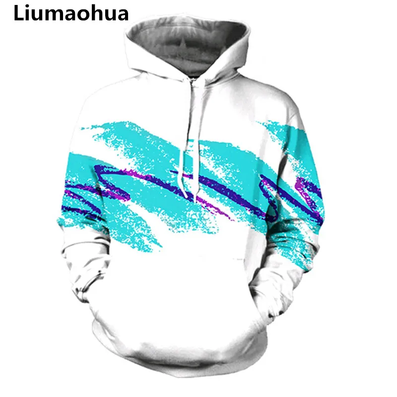 

Liumaohua New men women casual hoodies the 90s Jazz Solo Paper Cup crewneck sweatshirt fashion clothing Unisex 3D hoodies