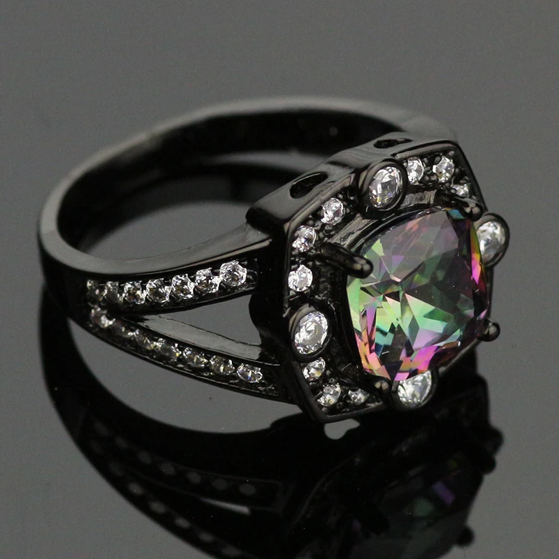 Кольцо женское Винтажное с фианитом изящное свадебное Ювелирное Украшение