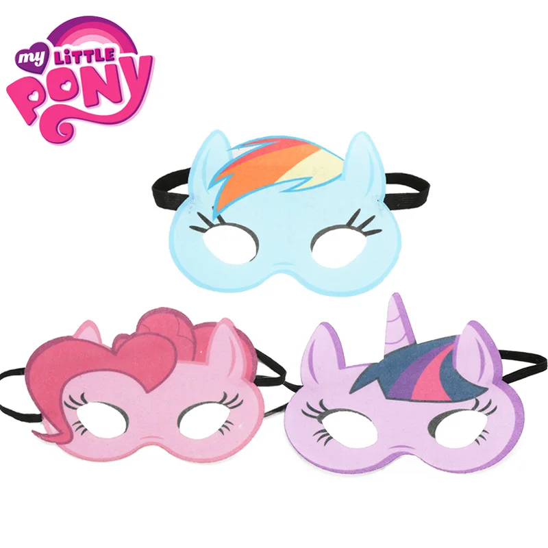 Игрушки My Little Pony маски маска на глаза для косплея принцесса Пинки Пай сумеречные блестящие радужные Костюмы Детские Тканевые маски Хэллоуин