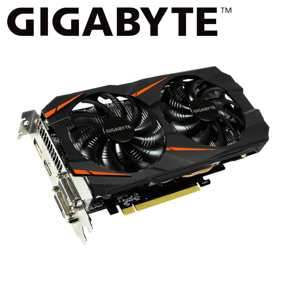 Графическая карта GIGABYTE GTX1060 3 ГБ видеокарты NVIDIA Geforce gtx 1060 OC GDDR5 192 бит Hdmi VGA видеокарты б/у карты