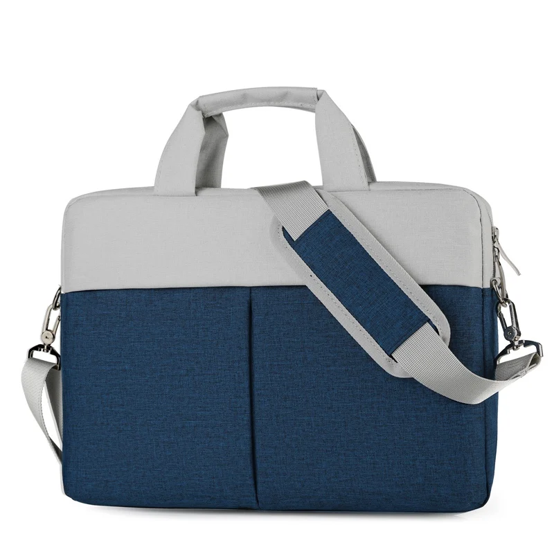 Синий Fashion women Laptop Sleeve Case Bag for Macbook Air 11 Air 13 Pro 13 Pro 15'' inch Notebook Handbag14" 13.3"14.1"15.4"15.6 - Цвет: Синий