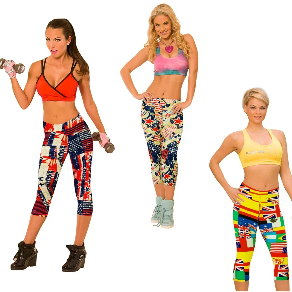 Женские спортивные Леггинсы для занятий йогой одежда бодибилдинга и бега