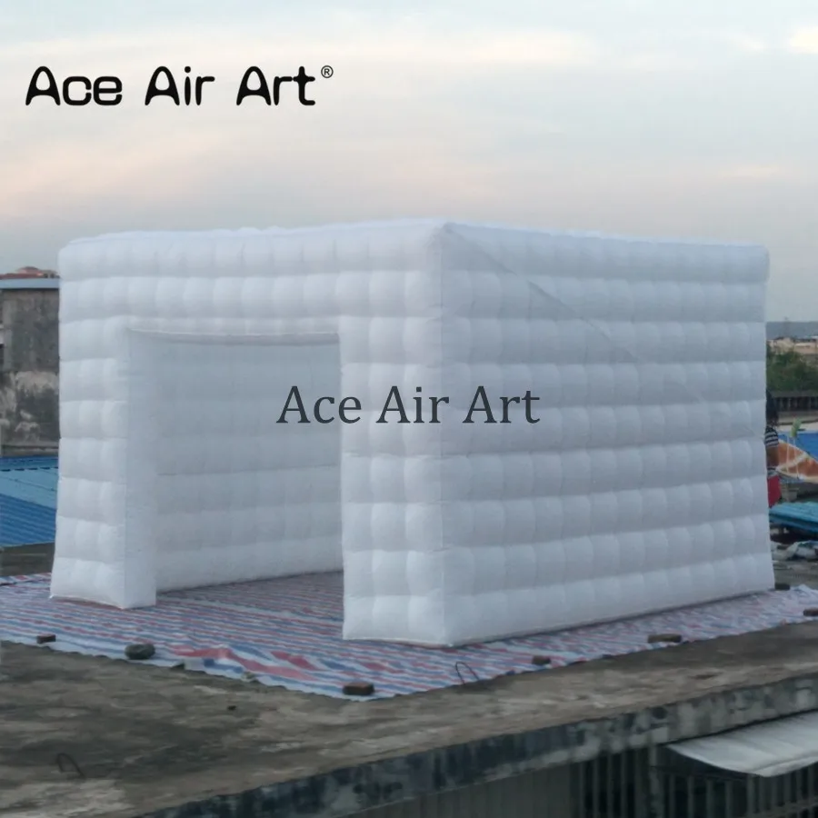 Koop 3.9M Led Cube Tent Opblaasbare Kubieke Structuur Luifel, Wedding Party Booth, Tonen Tent Met Spots Voor Frankrijk