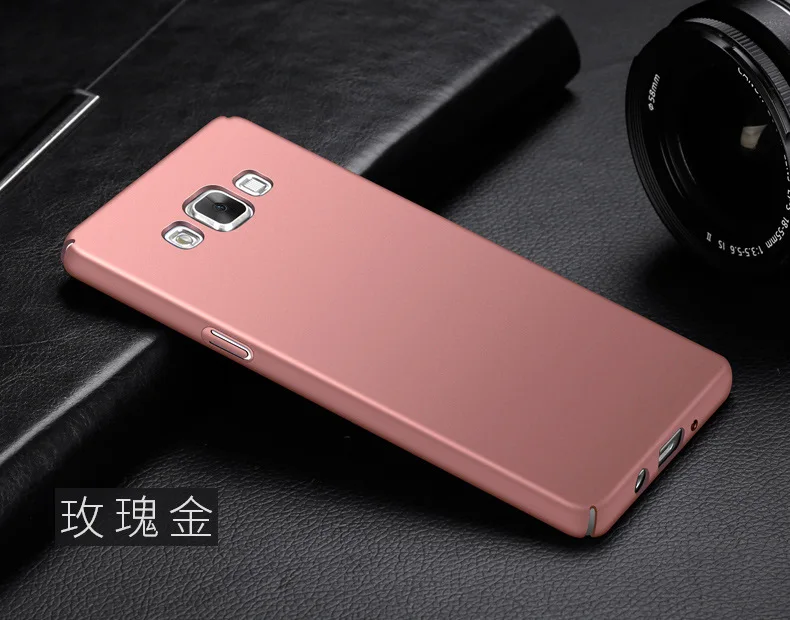 Case For Samsung Galaxy A5 A7 A8 A9 2015 Cover Luxury 360 Plastic Matte PC Hard Phone Cases shockproof | Мобильные телефоны и