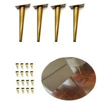 4pcs 7 8h gold bronze furniture cabinet cupboard metal legs table feet%ef%bc%8880200mm%ef%bc%89 verified lab test supports 1600 pounds