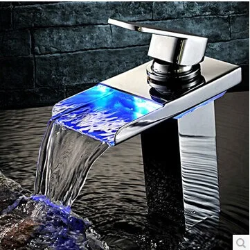 Светодиодный светильник кран для воды светодиодный 3 цвета меняющий водопад