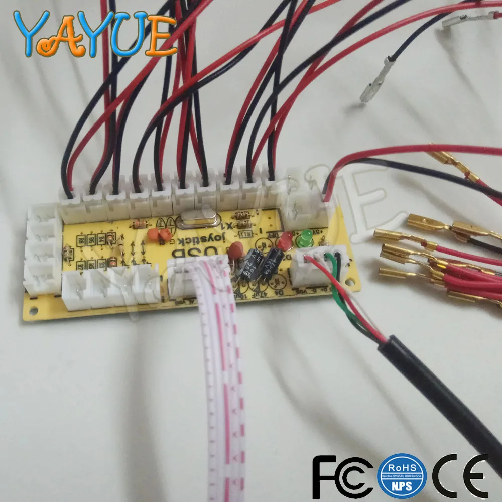 Аркадный набор 2 игрока Jamma MAME части игровой консоли DIY с светодиодный джойстик 5Pin