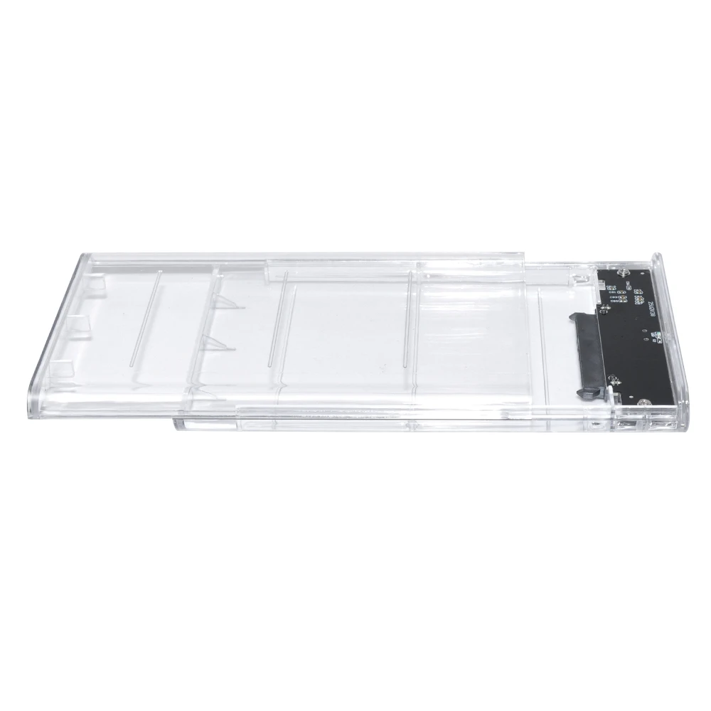 DeepFox универсальный пластиковый 2nd HDD SSD caddy 9,5 мм SATA 3,0-USB 2,0 HDD чехол для 2," жесткого диска корпус