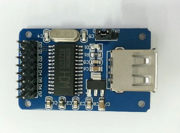 Модуль чтения и записи USB-интерфейса для Arduino CH375B U Disk | Электронные компоненты