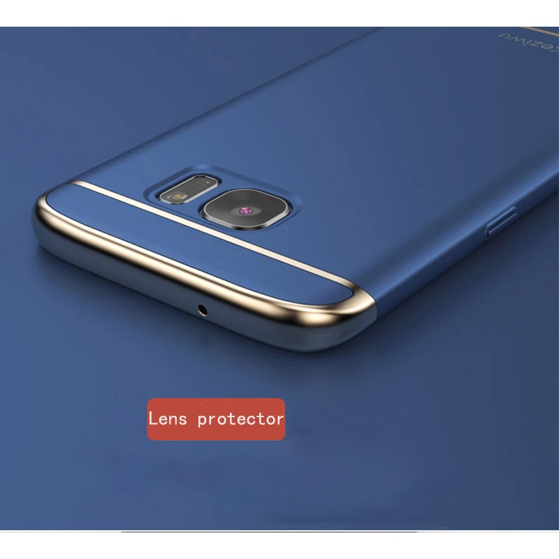 POMER для samsung S8 Plus S7 edge чехол S6 на заднюю панель жесткий galaxy s7 capa funda роскошный