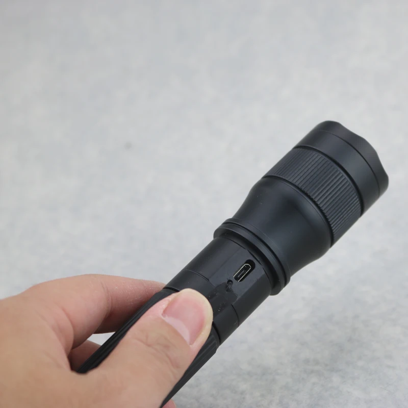 USB Перезаряжаемый тактический светодиодный фонарь 18650 Cree XML T6 2000lm масштабируемый