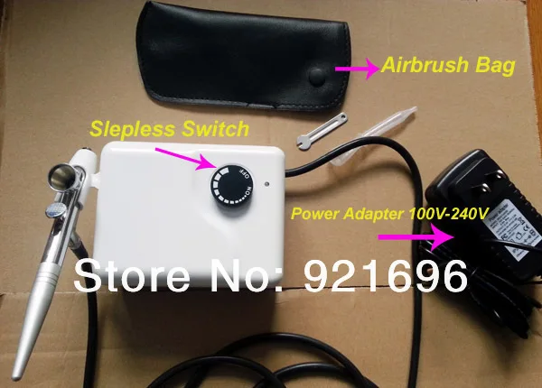 аэрограф составляют/красота компрессор с мешок красоты системы поршневые мини |