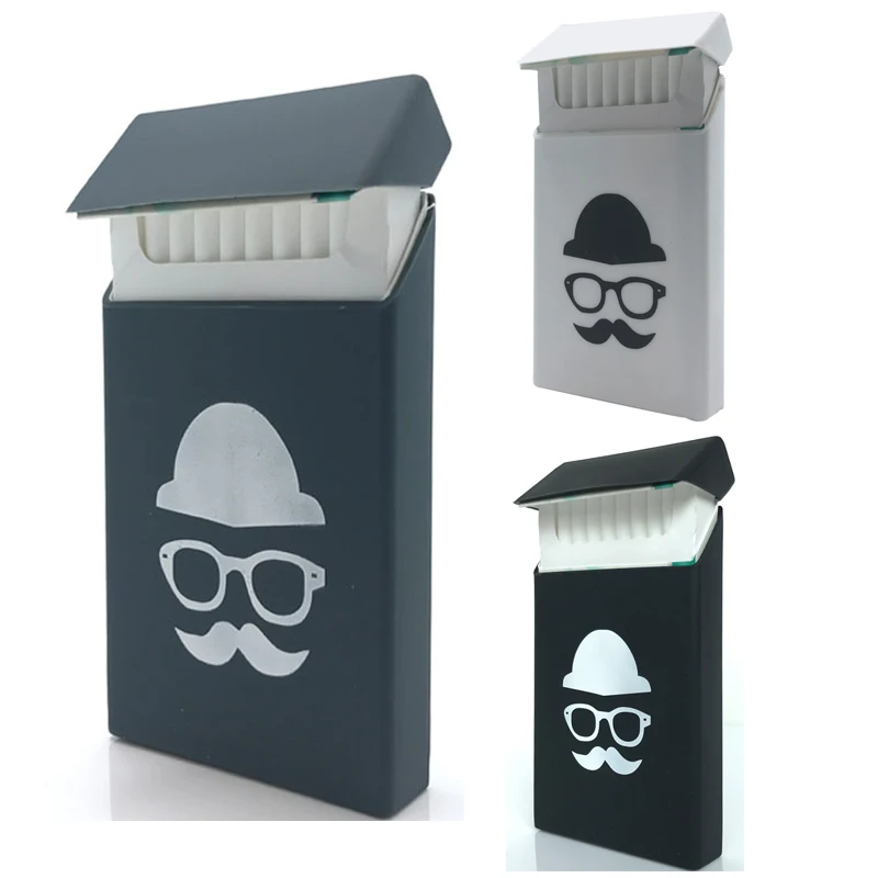 Новинка 3 цвета силиконовый чехол для сигарет с рисунком бороды 10 5*5 8*1 4 см Модный