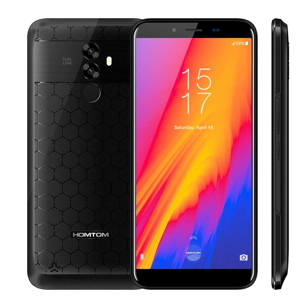 Горячая HOMTOM S99 4G смартфон 5 дюймов 18:9 Android 8 0 MTK6750 4 Гб ОЗУ 64 ПЗУ 6200 Мп + мАч OTG