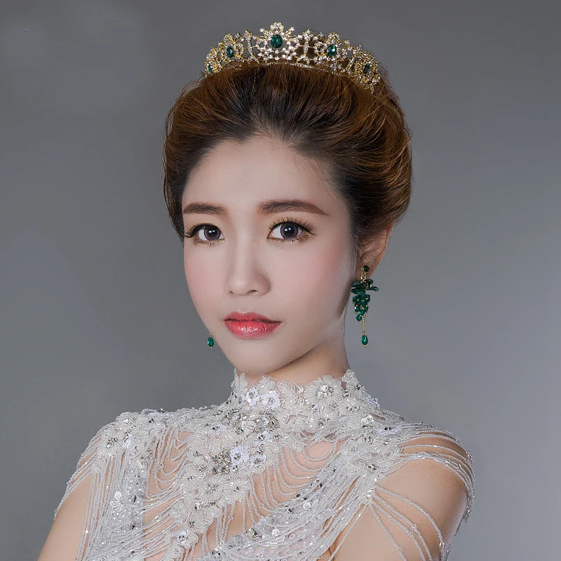 Оптовая продажа новые модные великолепные красные хрустальные короны принцессы