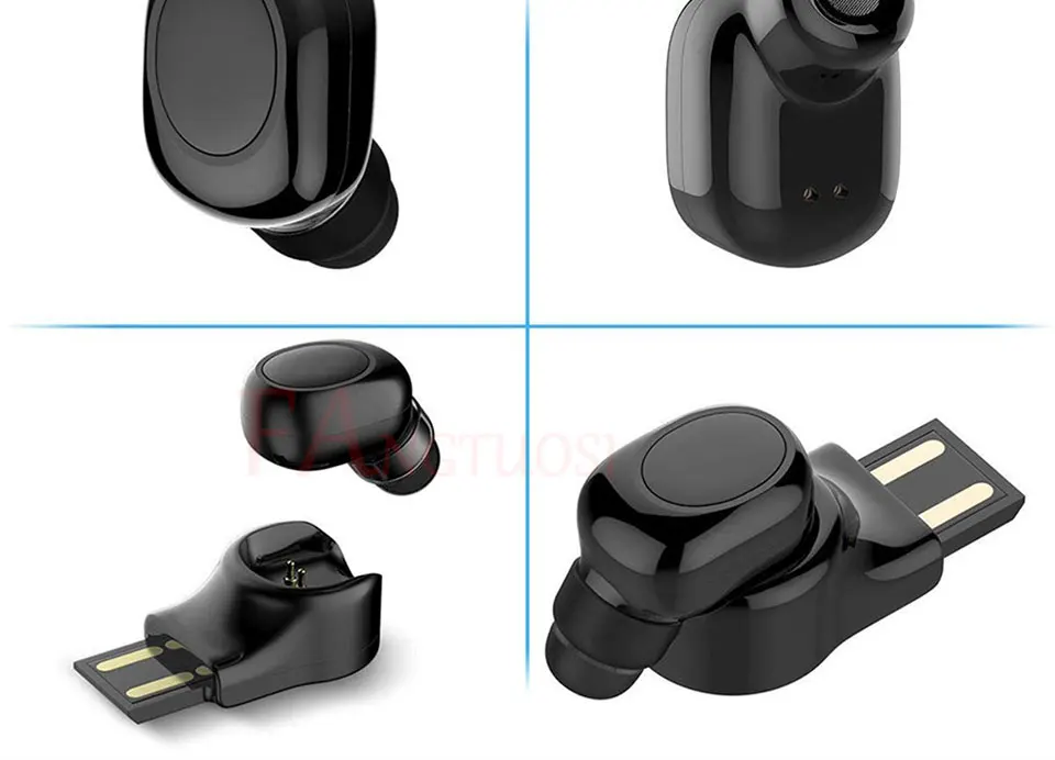 FANGTUOSI Новое поступление USB зарядка мини беспроводные Bluetooth наушники с микрофоном беспроводные наушники-вкладыши для iPhone samsung Xiaomi