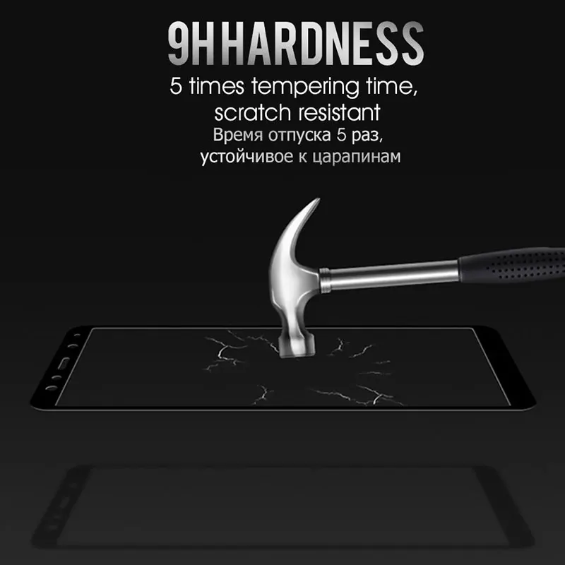 7D Tempered Protective Glass on the for Samsung Galaxy J4 J6 Plus J8 A8 A6 A7 2018 Screen Protector Film | Мобильные телефоны и