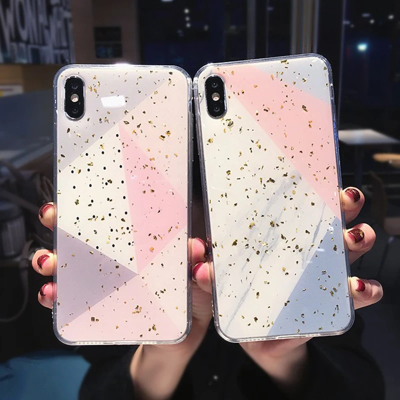 Чехлы LOVECOM с градиентным цветным мрамором для iPhone 11 Pro Max XS XR X 6 6S 7 8 Plus мягкая задняя