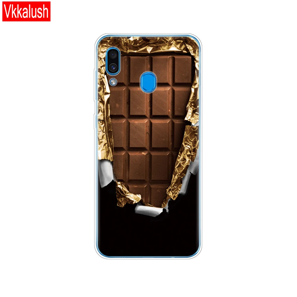80084 Чехол для Samsung Galaxy A20, чехол A20E, силиконовая задняя крышка из ТПУ для Samsung A20 A 20 A205F A20E A202F, мягкий чехол, бампер - Цвет: 80084