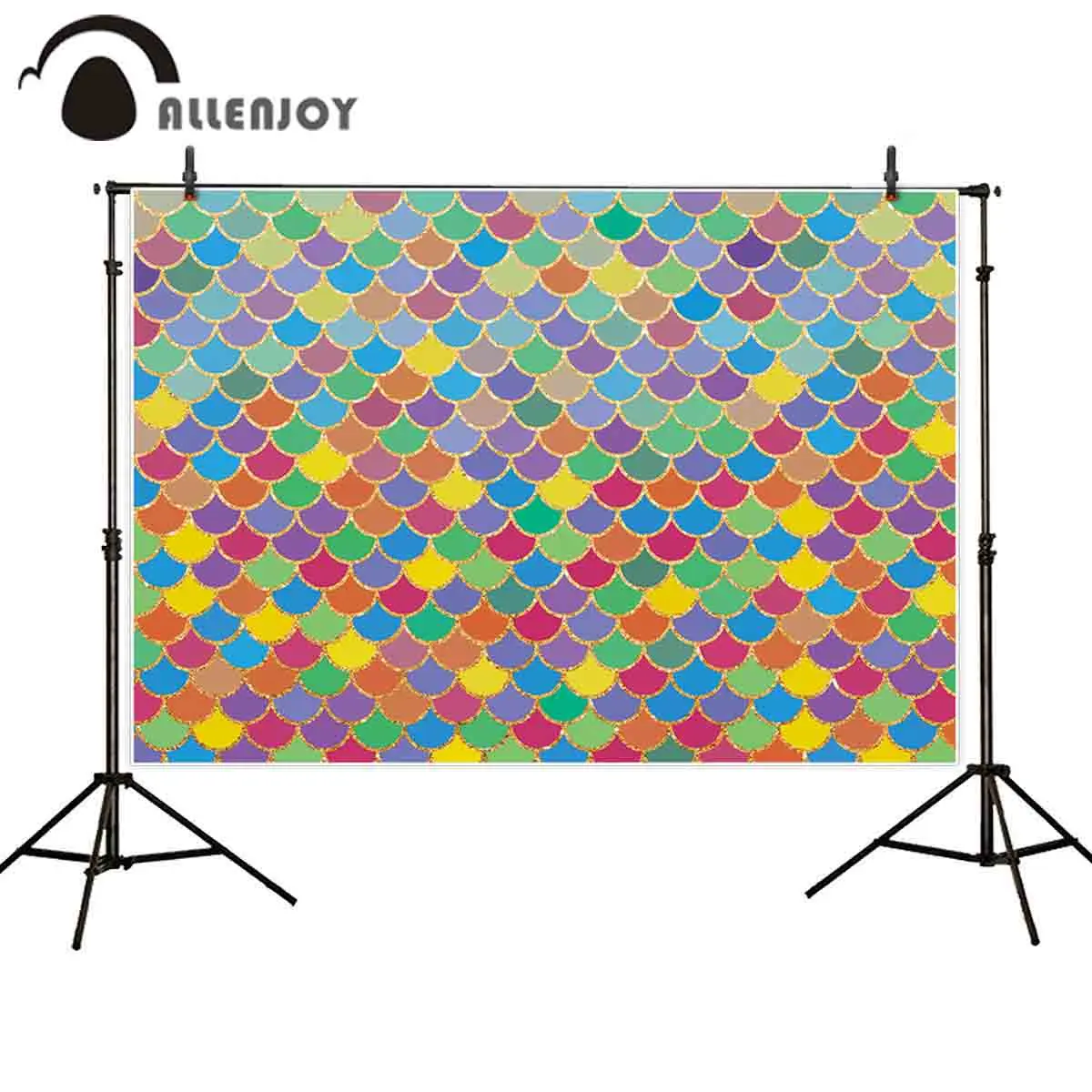 Allenjoy фон для фотосъемки детей с изображением Русалочки мускулированные узоры
