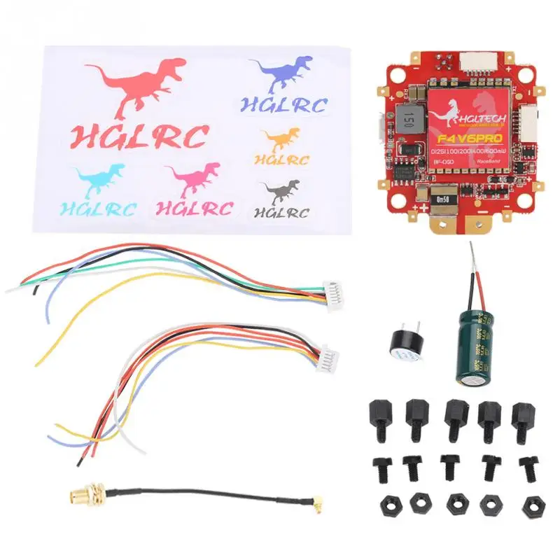 F4 V6 PRO Контроллер полета 58GHZ 48CH 025100200400600mW VTX передатчик w 5V BEC PDB для FPV Drone RC часть |