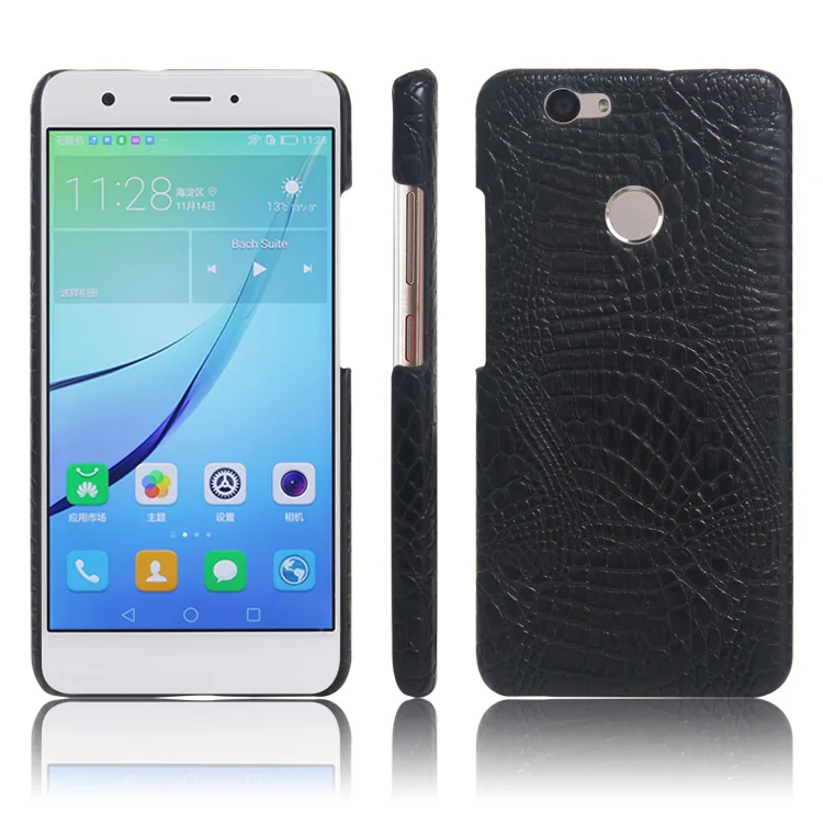 Leather Case for Huawei Nova Luxury Crocodile Skin Pattern Cover Shockproof Hard Back Shell On Mobile Phone Cases Fundas Bag |