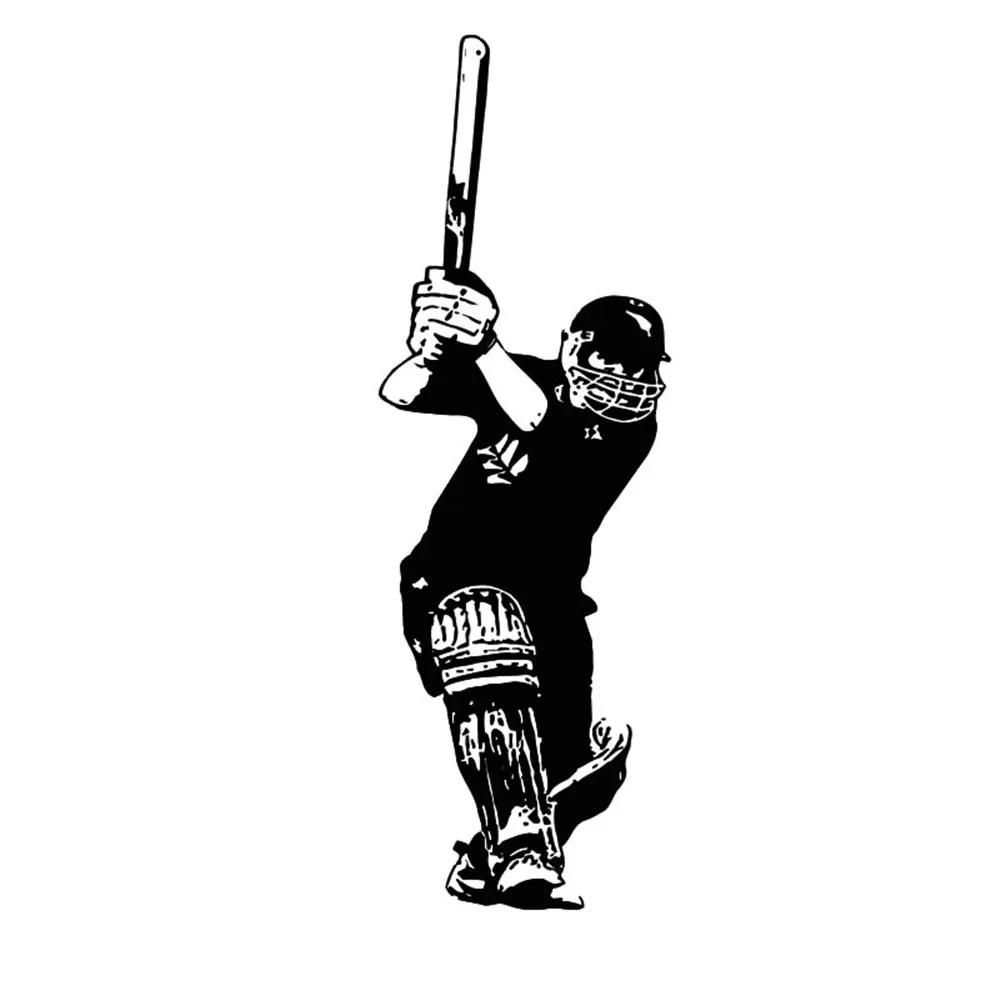 Детская спальня декоративная забавная Спортивная крикет Бэтман стена