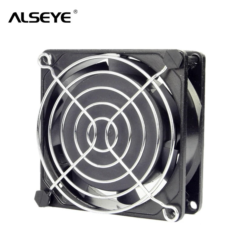 Alseye AC 220/240V вентилятор охлаждения 80 мм два шариковый подшипник вентилятора с
