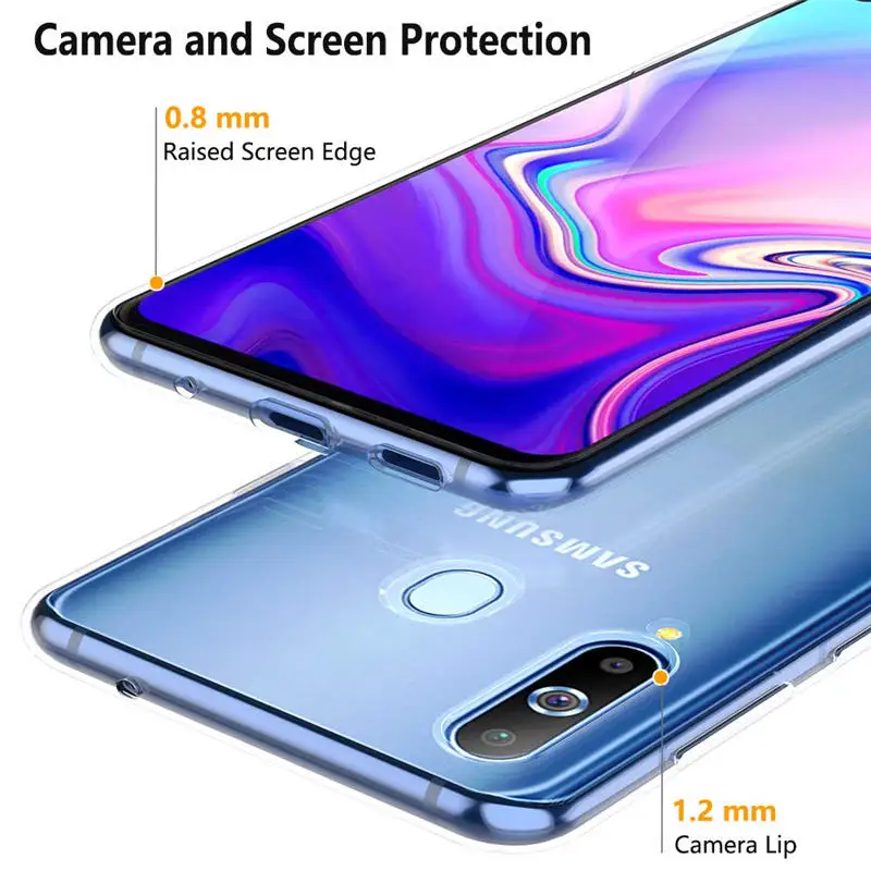 Чехол для Samsung Galaxy A9 Pro 2019 мягкий прозрачный чехол G887N SM-G887N A9pro силиконовый |