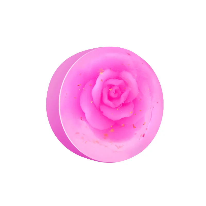 Натуральное мыло ручной работы растительное розовое эфирное масло отбеливающая